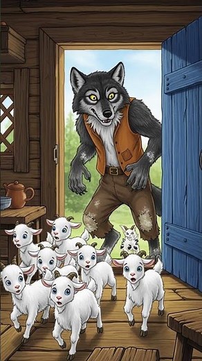 🐐Los Siete Cabritillos y el Lobo Feroz🐺#cuentosinfantiles #cuentosclásicos #cuentoscortos #storytime