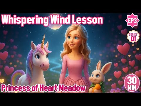 Princess of Heart Meadow — Ep03: Whispering Wind Lesson | 3D Kids Story |