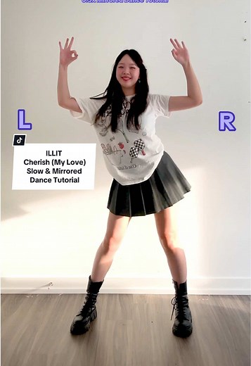 ILLIT (아일릿) ‘Cherish (My Love)’ Slow & Mirrored Dance Tutorial 💜 @ILLIT #illit #cherish_challenge #아일릿 #dancetutorial