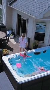 6.5K views · 41 reactions | The thoughtful design of H2X Fitness Swim Spas offers a chance to enjoy leisure time and connect as a family year-round, beyond fitness. The swim spa is a great place to catch up without the distraction of electronics and feel more engaged with those you love. ‍‍‍ | MasterSpas | Facebook