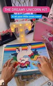 3.1K views | ‼️ONLY 1250 Tk‼️ 145 Piece Unicorn Art Set ▪️EID...