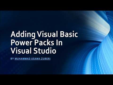 Adding Visual Basic Power Packs to Visual Studio