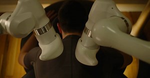 Watch how a robot gives a massage