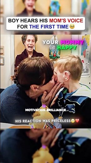 He Heard His Mom for the First Time… And Broke Down 💔🥹
