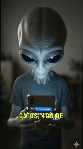 Alien intenta usar TikTok por primera vez 👽📱😂