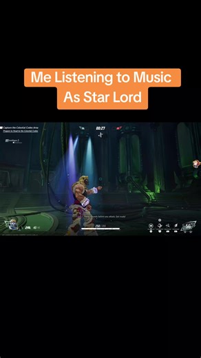 Emotes and Music as Star Lord in Marvel Rivals