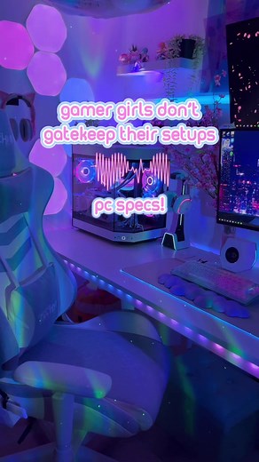 Gamer Girl PC Setup Tour
