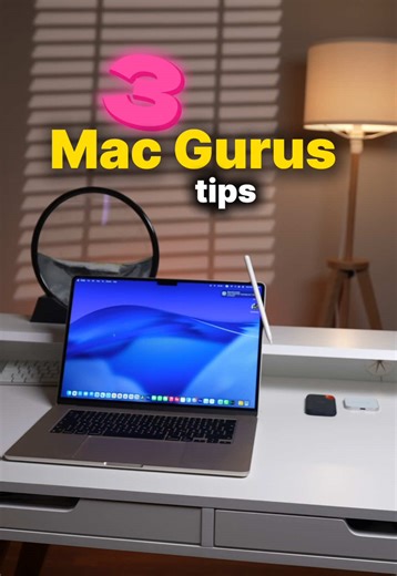 Three Mac tips everyone deserves to know 💻✅ #macbook #macos #apple #imac #tips
