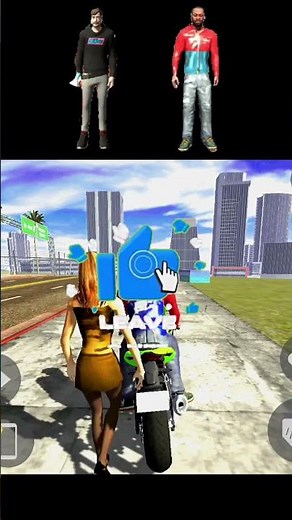 Indian bike driving 3d #trandingshorts #indianbikedriving3d #viralshort #gaming #gta