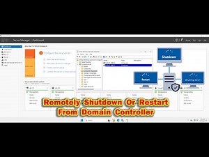 How to Remotely Shutdown or Restart Multiple Domain Computers from Domain On Windows Server 2025