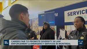 Montreal law enforcement and emergency work career fair for students
