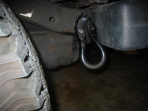 Rear tow hooks