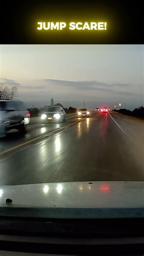 car jump scare #dashcam #shorts #car