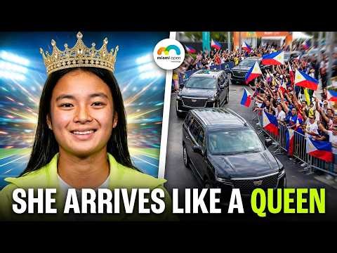 CROWD GOES WILD! Alex Eala Arrives Like A QUEEN In Miami