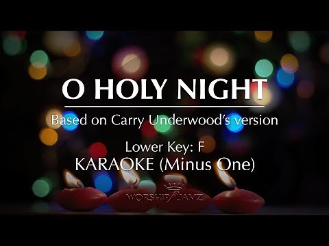 O Holy Night | Karaoke (Lower Key)