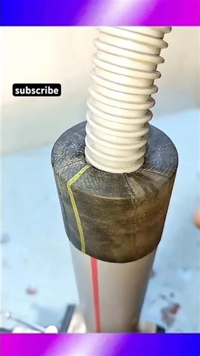 Remember this plumbing trick! How to connect a washing machine hose to a large sewer pipe #diy