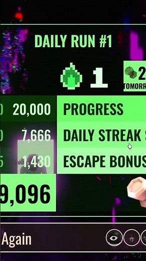 DOORS DAILY RUN GAMEMODE New Ending Screen #shorts