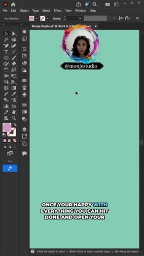 Monje Studio Tutorials: Master Polka Dot Pattern in Illustrator | Easy