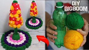 4.2K views · 137 reactions | How to make Flower Vase with Wool | Diy Bigboom | Facebook