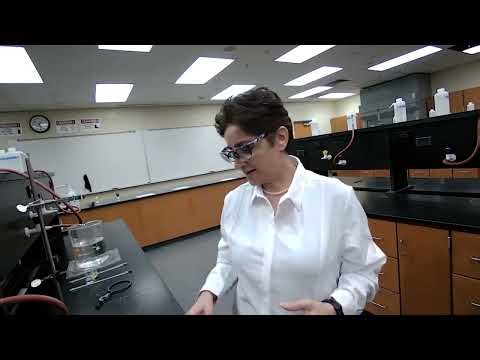 Turning of and adjusting flame on Bunsen Burner
