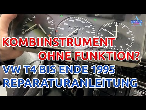 VW T4 instrument cluster not working | Complete repair manual | Including removal and source of e...