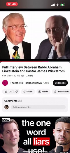 Entrevista con Rabbi Finkelstine y Pastor Wickstorm