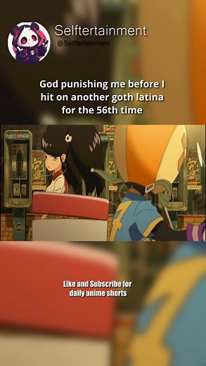 2.4M views · 66K reactions | I clearly have a type and I don't learn valuable life lessons. Anime Name: Mutafukaz #Mutafukaz #ViralAnimeClips #DelusionalRomance #Selftertainment #GothGirlCurse #HeTriedHisBest #AnimeDarkHumor #RelatableAnime #AnimeShorts #TagTheHomieWhoDoesThis | Selftertainment | Facebook