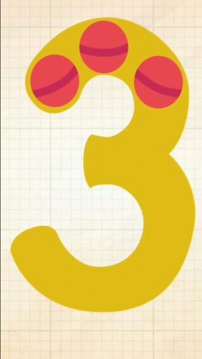 Number Three - Endless Numbers #shorts #educationalgames #learningthroughplay