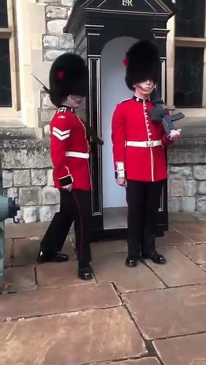 FRIGHTENED THE LIFE OUT OF ME!!....MAKE WAY!! for the Queens Guard