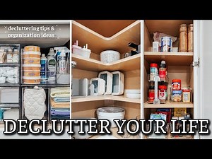 KITCHEN CLEAN, DECLUTTER & ORANIZE 2024 | HOW TO DECLUTTER CABINETS | DECLUTTERING & ORGANIZING