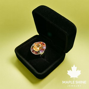 Women’s Sterling Silver Ring With Cubic Zirconia and Zircon Stones - Etsy Canada