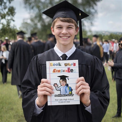 Personalized Graduation Guest Book, Vintage Scrapbook Photo Memory Book - Etsy