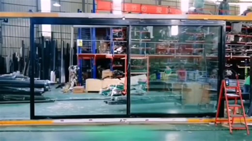 This automatic aluminum Slidding door system uses an infrared sensor and remote controlto open and close automatically for users entering andexiting public places like hotels, shopping malls, office buildings, etc. lt is ideal for entrances with a high trafficvolume #aluminumwindows #homeimprovement #windowfactory #sliddingdoor | Buildgres