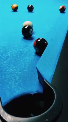 Perfect Timing. Perfect Shot #billiards #poolshot #reels #trickshot #fyp