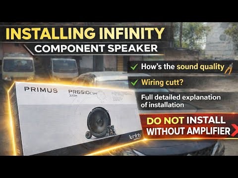 Infinity Primus 320W Component Speaker Installation 🔊 in my Baleno || Review ✅ || Issue ❌