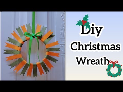 DIY Christmas Wreath | hanging paper craft | Christmas decoration #weeklyvideos #littleblessings