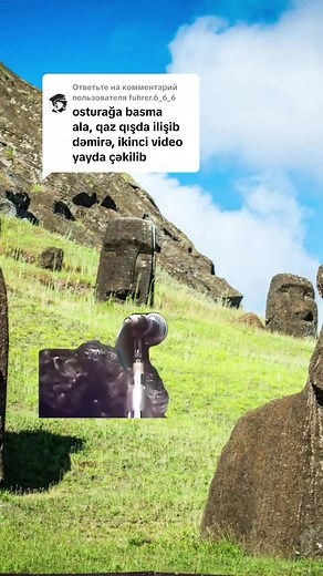 Exploring Moai Statues in a Scenic Landscape