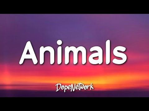 Maroon 5 - Animals (Lyrics)