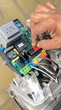 sumfe sliding gate Motor,haw to cannect and programing,last chak this video.automatic door. ￼