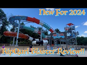 RIPQURL BLASTER REVIEW | New for 2024 at Hurricane Harbor Maryland