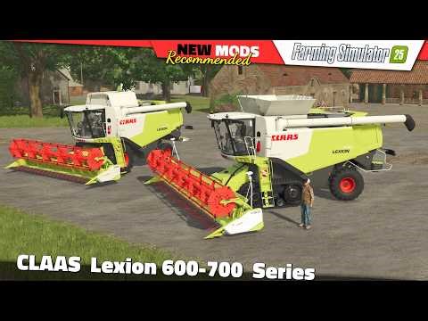 FS25 | CLAAS Lexion 600-700 Series - Farming Simulator 25 Mods Review QHD