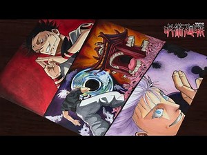 How to Draw"Satoru Gojo vs Ryomen Sukuna"(Domain Expansion) step by step(Tutorial)|| Jujutsu kaisen