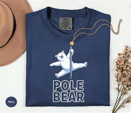Comfort Colors T-shirts, Funny Polar Bear Design, Animal Humor Tee, Unique Gift Idea, Quirky Graphic Shirt, Statement Tee - Etsy
