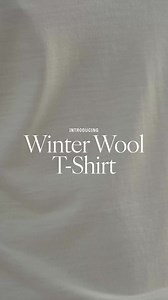Soft. Warm. Effortless. The Winter Wool T-Shirt brings the ease of your favorite tee into the colder months. Made from fine merino wool, it offers natural stretch, subtle texture, and breathable warmth — perfect under a sweater or on its own indoors. Discover the Winter Wool T-Shirt at sonofatailor.com | Son of a Tailor | Facebook