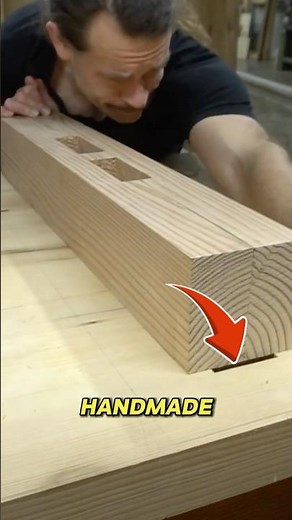 No Screws, No Brackets: How I Attached the Trestles on This Trestle Table Build 🪵#woodworkingtools