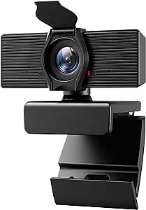 Litepro Webcam with Microphone Webcams Privacy Cover hd 1080p for Gaming conferencing Meeting Laptop Desktop Zoom, USB Computer Camera for Mac pc Free-Driver Plug & Play