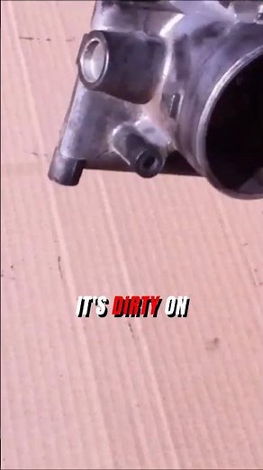 Filthy throttle body! See how dirty it is!