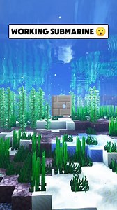 Minecraft Working Submarine 😯 #reels #minecraft #minecraftbuilding #minecrafttutorial | Itsciken