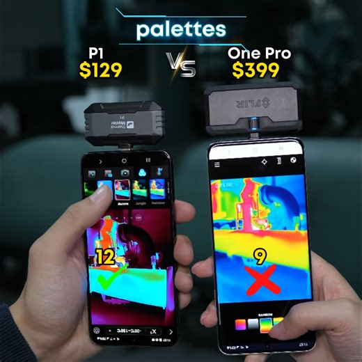 🔥 $129 P1 vs $350 FLIR One Pro — same thermal power, 1/3 the price. Why pay more when your phone can do pro-level inspections? | Thermal Master