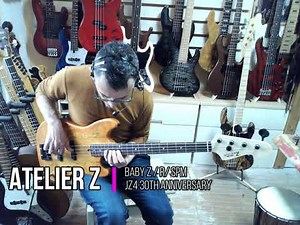 Short Scale Basses: Atelier Z baby Z JZ4 30th Anniversary Model: Spalted Maple / Alder BASS DEMO
